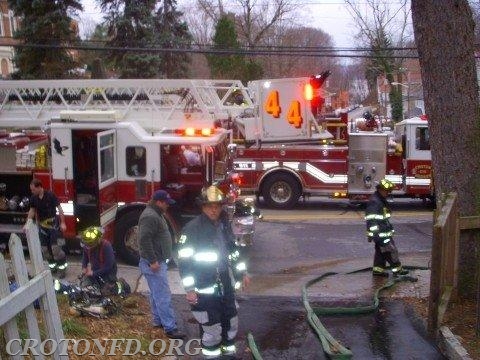 Old Post Road North House Fire - 12/16/08.