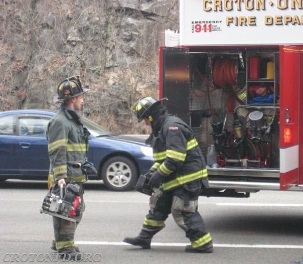 Car vs. Backhoe, Route 9 (2/27/09)