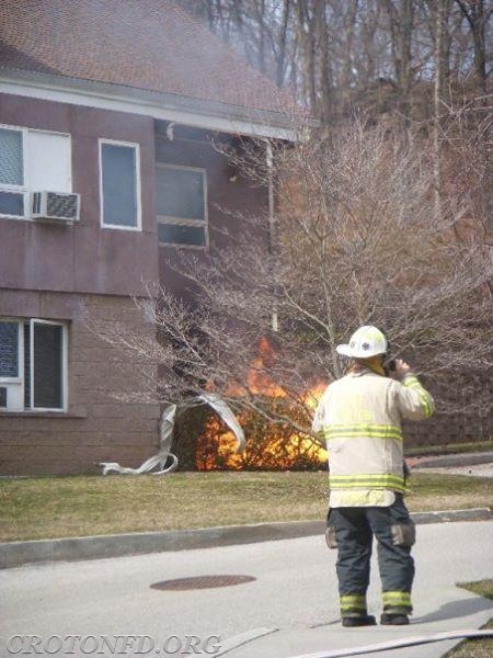 Car into gas main, Mount Airy Woods (3/27/09)