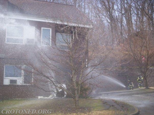 Car into gas main, Mount Airy Woods (3/27/09)