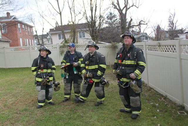 1/2/12 - CFDFAST members at an Ossining fire on Eastern Avenue. 