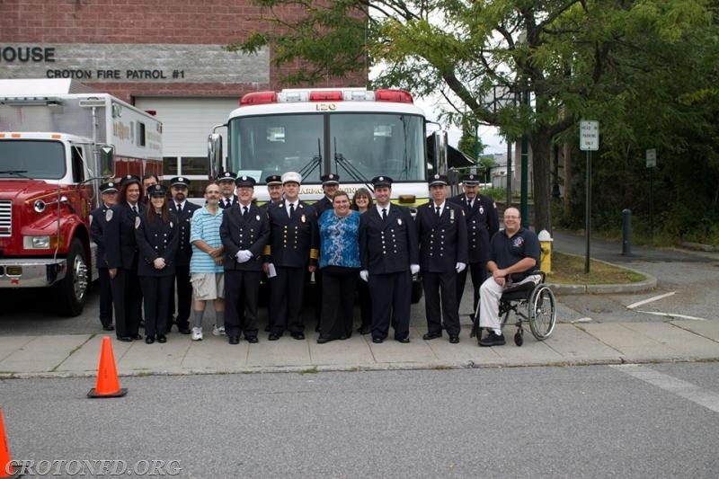 Members Of Harmon Engine Company # 3 Pose For A Photo 