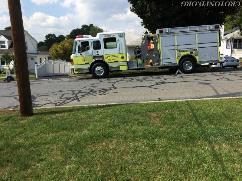 Engine 120 Parked Before The Westchester County Convention Parade