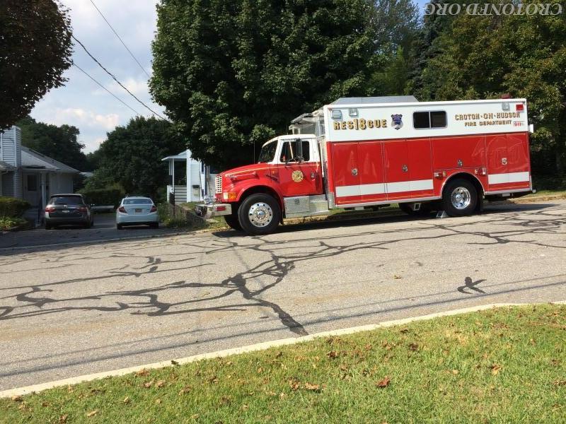 Rescue 18 Parked Before The Westchester County Convention Parade 