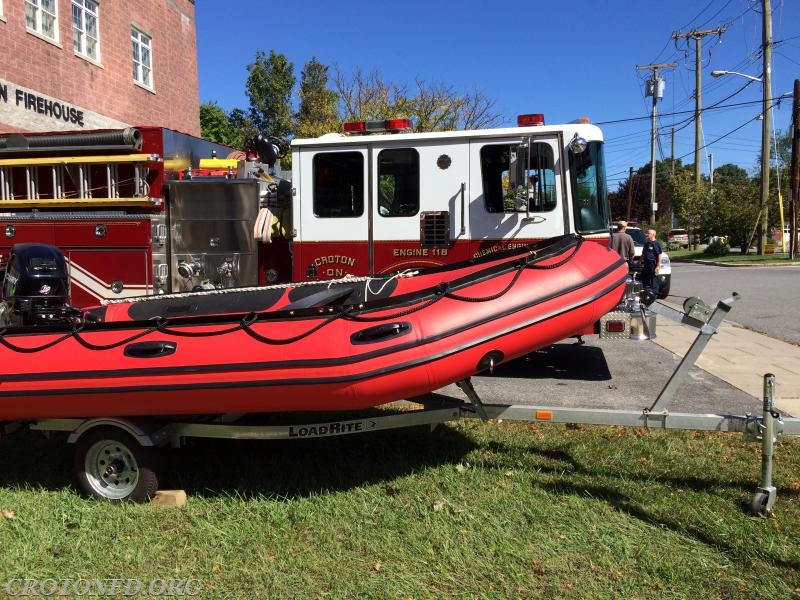 A Side View Of Marine 32 At Fire Fair 2015