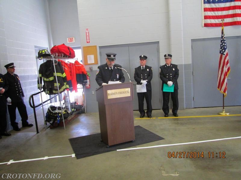 2014 Harmon Firehouse Memorial Service.  Photo by J. Powers.