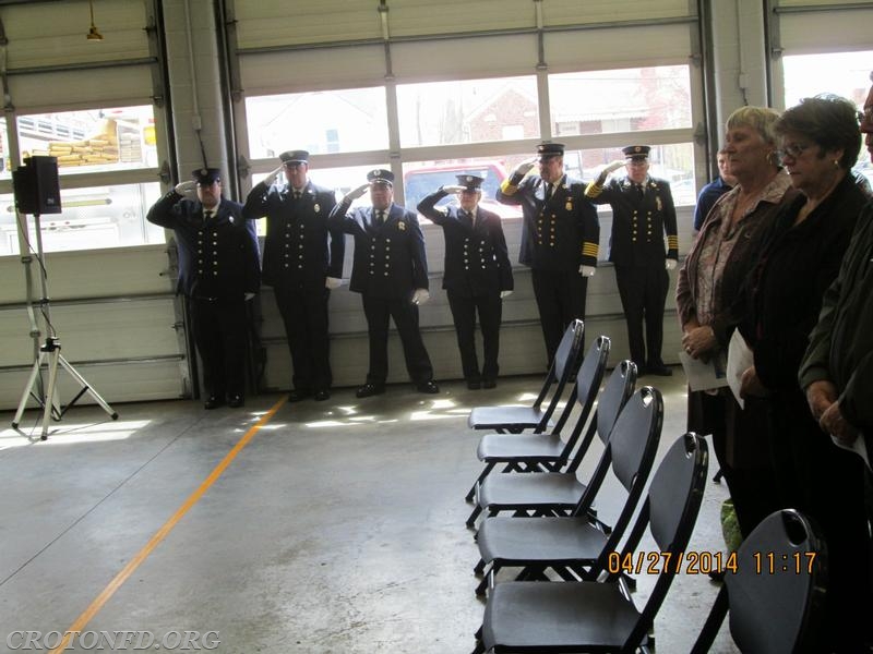 2014 Harmon Firehouse Memorial Service.  Photo by J. Powers.