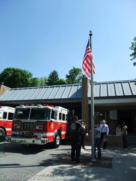 2014 Memorial Day Service at Washington Engine.  Photo by M. Deen