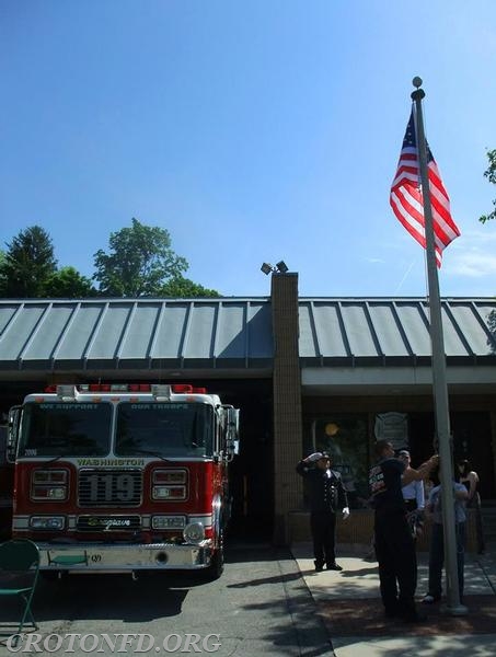 2014 Memorial Day Service at Washington Engine.  Photo by M. Deen