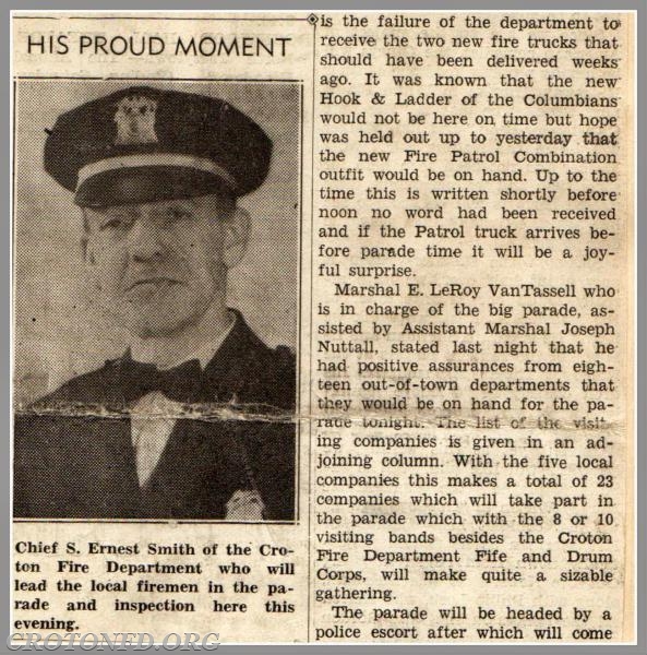 1939 CFD Parade and Bazaar information. (2 of 7). Article published 7/20/39.