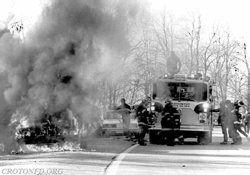 Route 9 Car Fire, 1986?