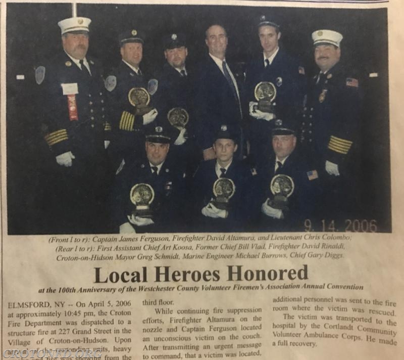 Firefighter of the Year Recipients - 2005